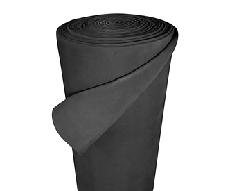 ФОАМІРАН ЧОРНИЙ у рулонах 2 мм . Висота рулону 1 м. Мінімальне замовлення від 5 метрів.