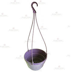 Підвісний горщик з гачком LotPlast 3.7 л d23 фіолетовий
