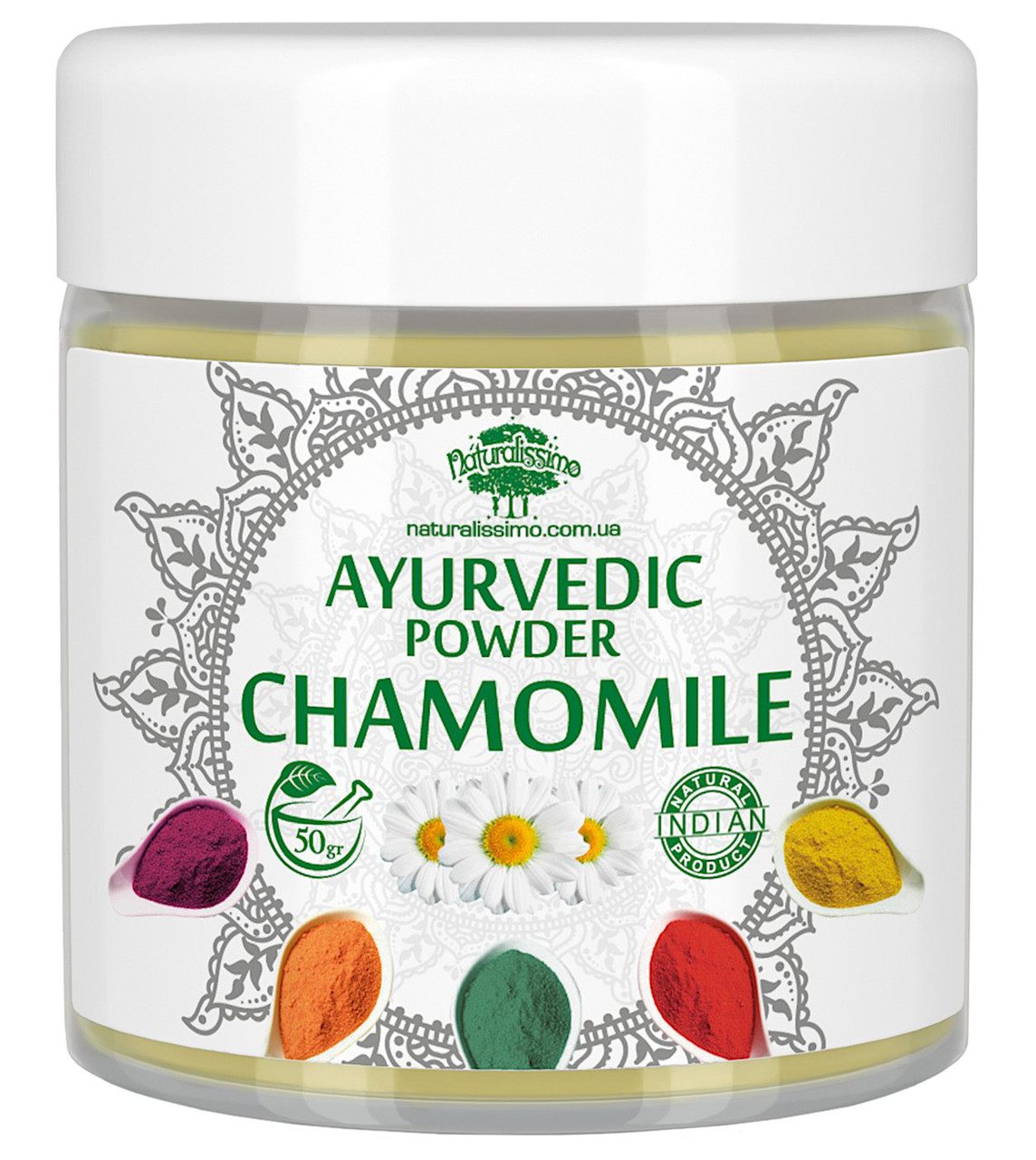 Аюрведична пудра ромашки, 50 г, фото 1