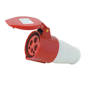 Розетка силова, переносна РС-PC214, 3P+PE, 16 А, 230 В, IP44