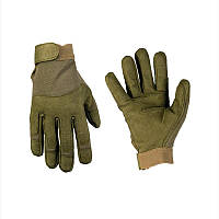 Рукавички, army gloves, олива, синтетична шкіра, Mil-Tec Німеччина