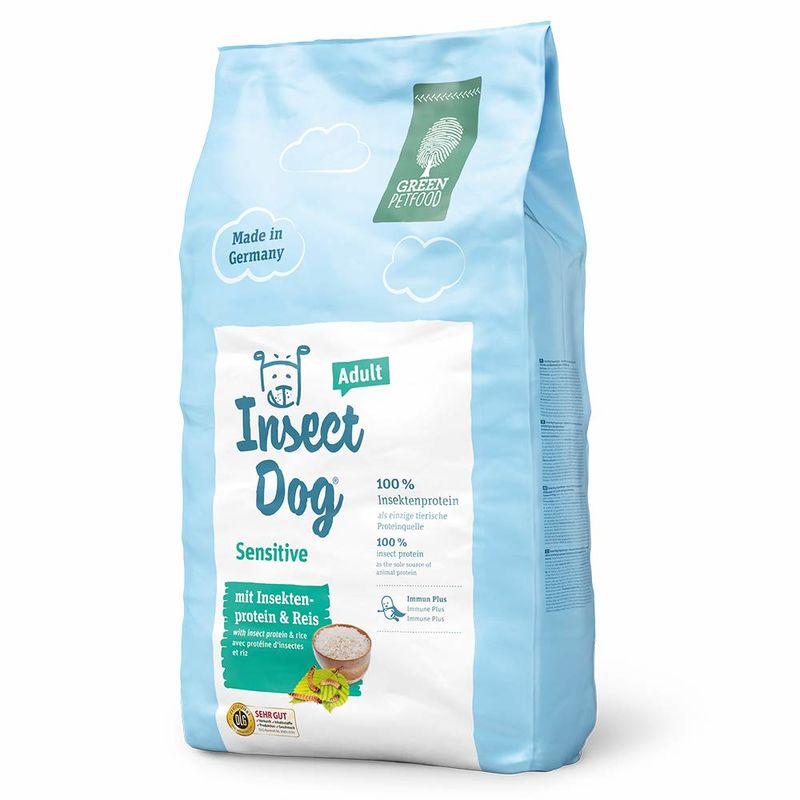 Green Petfood InsectDog Sensitive Adult (Грін Петфуд ІнсектДог) корм для собак із протеїном комах і рисом