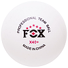 Набір м'ячів для настільного тенісу FOX 3* 40+ T005 3шт білий, фото 3