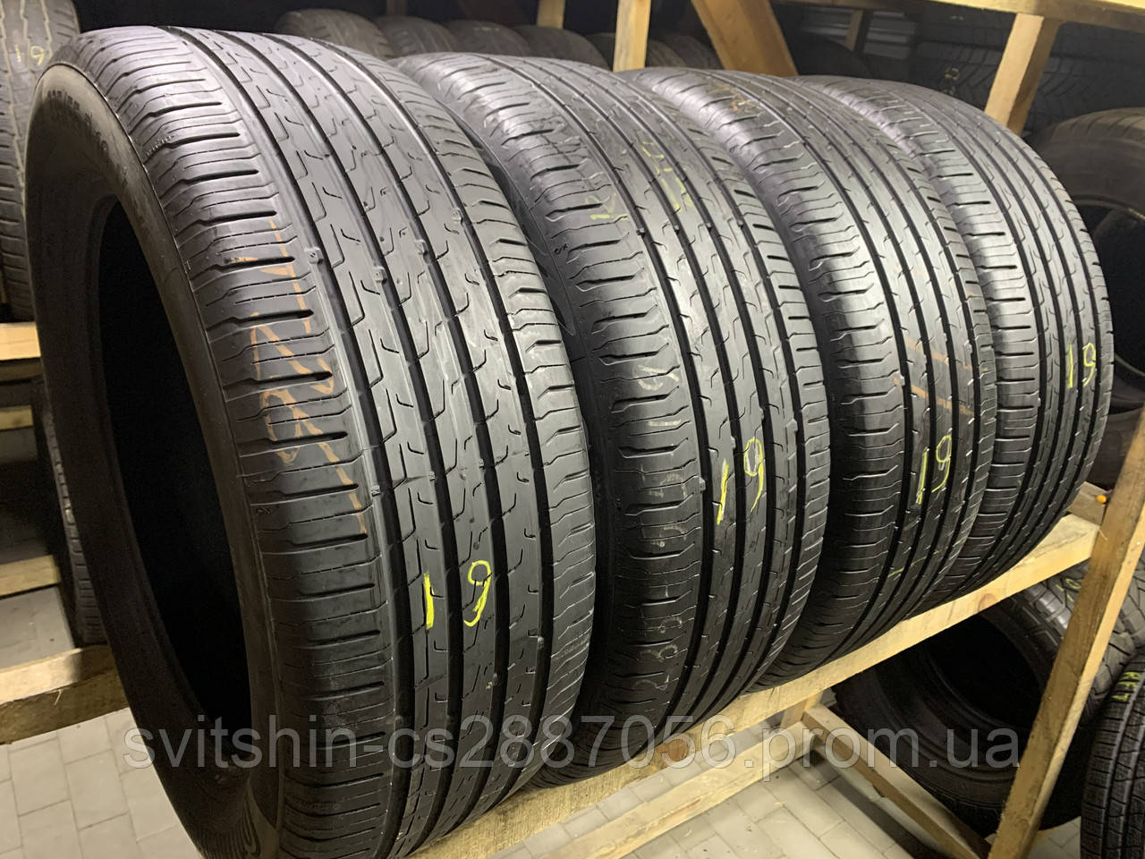 Шини літо 235/55R19 Continental EcoContact 6 19рік 4шт