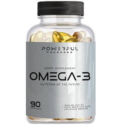 Вітаміни омега 3 Powerful Progress Omega 3 Atlantic 1000 mg (90 капсул.)