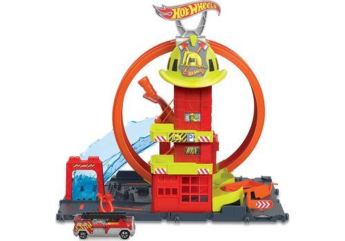Трек Хот ВІлс  Пожежна станція Hot Wheels City Super Loop Fire Station HKX41