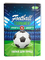 Папка для праці FOOTBALL, картонна, на гумці А4+ (ZB.14914)