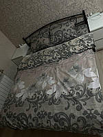 Двоспальний комплект постельного белья из ткани бязь Gold Lux