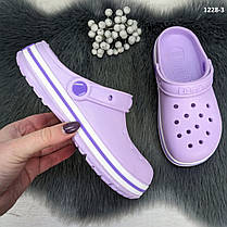 Кроки сабо підліткові для дівчинки бузкові Dago Style р-р 33-36, фото 3