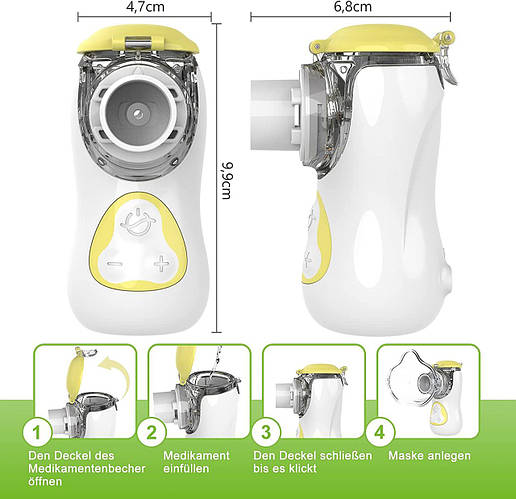 Ингалятор FEELLIFE Nebuliser для детей и взрослых б/у, цена 1700 грн ...