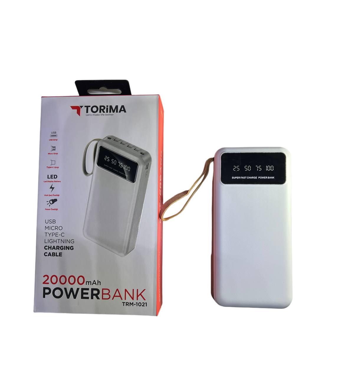 Повербанк Power Bank TORiMA TRM-1021 20000 mAh - фото 3 - id-p1758561720