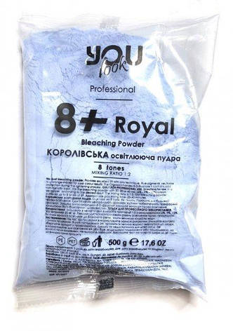 You Look Пудра просвітлювальна 8 тонів 500 г, пакет Royal (синя), фото 1