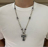 Якірний ланцюжок із личками Святих і Хрестом, фото 4