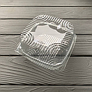 Контейнер з кришкою 131х131x68 мм. 800 мл (1200шт/ящ) IT-10 ПЕТ, фото 3