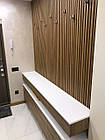 Панель рейкова (декор на стіну) Горіх італійський, PR03771, 2800 мм *121,5 мм (0,34 кв. м), фото 6