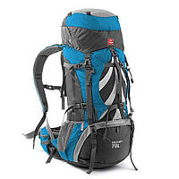 Рюкзак туристичний Naturehike NH70B070-B, 70 л + 5 л, блакитний