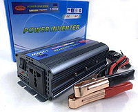 Інвертор перетворювач напруги Wimpex автомобільний Inverter 1200W B 12v/220v/ 1200W USB