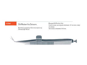 Ножиці DeWecker Iris (мікрохірургічні ножиці)