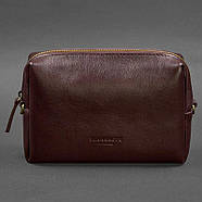 Шкіряна сумочка-несесер 3.0 (бордова) шкіра Krast, фото 5