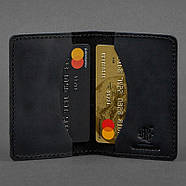 Кард-кейс 6.0 (чорний) шкіра Crazy Horse, фото 3