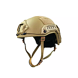 Fast Helmet IIIA COYOTE Балістичний шолом без вух, фото 2