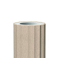 Декоративные фасадные колонны из пенопласта Prestige decor LC 106-21 тело с каннелюрами Half (2,00м)