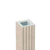 Декоративные фасадные колонны из пенопласта Prestige decor LC 107-21 тело с каннелюрами Full (2,00м)