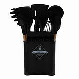 Кухонний набір з 12 предметів ZP-053 Чорний, фото 2