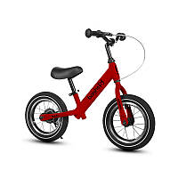 Детский беговел Baishs 002 Red двухколесный велосипед без педалей с тормозом ld