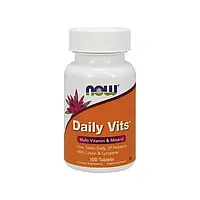 Мультивитамины,Daily Vits, мультивитамины и минералы, 100 таблеток