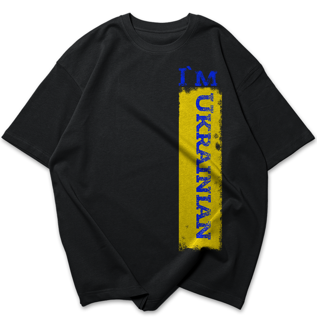 Футболка оверсайз I`m UKRAINIAN