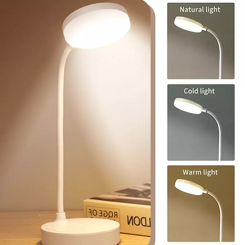 Світлодіодна настільна LED-лампа 5W з акумулятором, перезарядна, автономна, акумуляторна