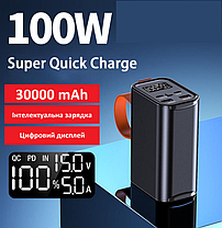 Повербанк для ноутбука Power bank 30000 mAh 100 Вт PROTESTER PRO-PD100W, фото 4