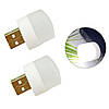 Світлодіодна лампа USB LED Lamp 5V 1W 6000K біла / Портативний міні світильник з USB / USB нічник, фото 9