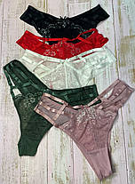 Трусики жіночі з мереживом, фото 3