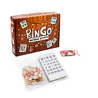 Настольная игра BinGo 30757 Strateg, лото, бинго, детская настольная игра, карточки, фишки