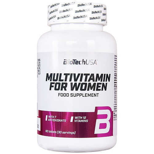 Вітаміни для дівчат Biotech USA Multivitamin for Women (60 таблеток.), фото 1