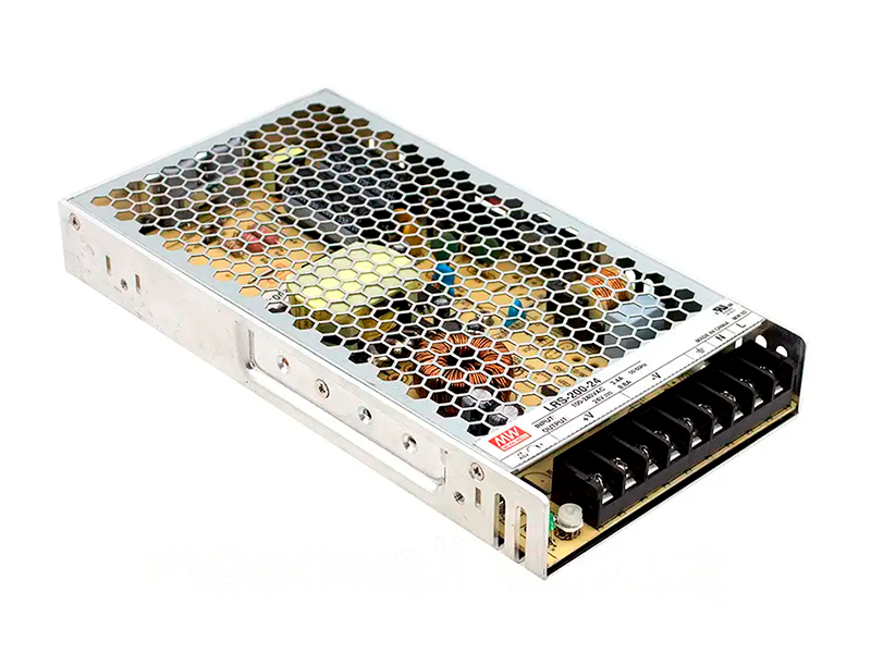 Блок живлення 200W IP20 24V 2 роки гарантії MEAN WELL