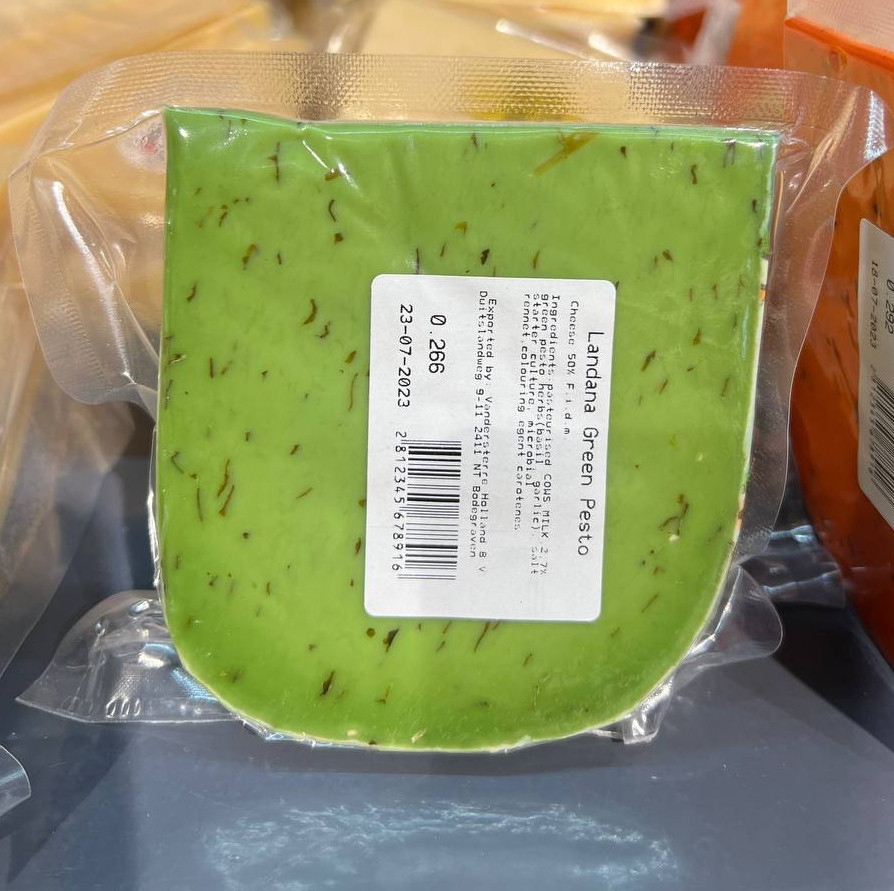 Голландський сир 😍 "Landana" Green Pesto 280 гр. Голандія