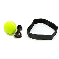 Тренажер fight ball (файт бол), тенісний м'ячик для боксу на гумці OSPORT Light