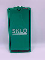 Защитное стекло SKLO 3D (full glue) для Samsung Galaxy A23 4G (Черный)