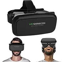 Очки виртуальной реальности VR Shinecon VR с пультом черные