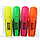 Набір із 4-х текст-маркерів NEON (зел., рож., помар., жовт.), 2-4 мм, з гумовими вставками, фото 2