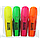 Набір із 4-х текст-маркерів NEON (зел., рож., помар., жовт.), 2-4 мм, з гумовими вставками, фото 3