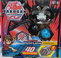 Стартовый игровой набор из 3 Бакуган Bakugan Battle Starter Set Creatures Pyrus Hydorous + ПОДАРУНОК