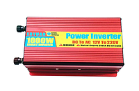 Преобразователь тока Power Inverter SSK-1000W AC/DC Автомобильный инвертор 1000W с 12 в 220