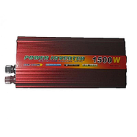 Преобразователь напряжения автомобильный Power Inverter 12-220 1500W 12V UN-3056