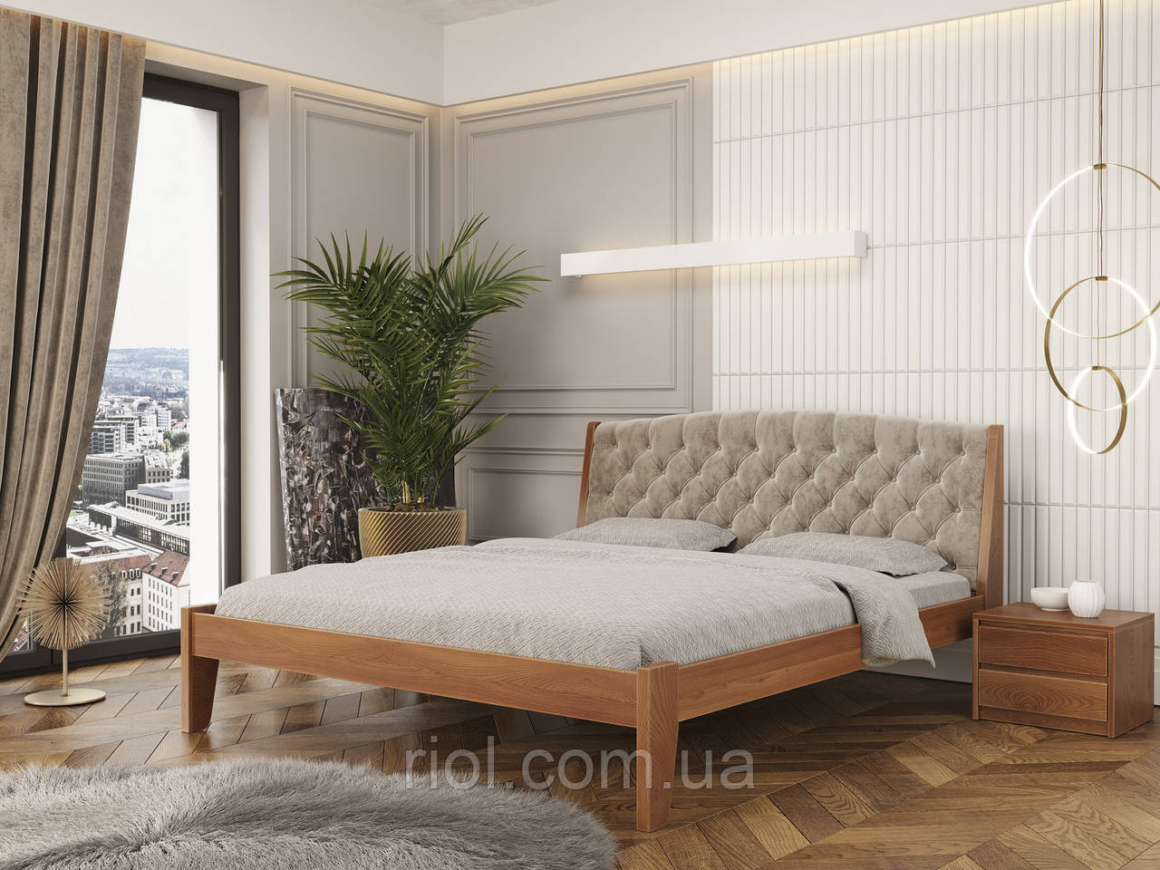 Ліжко Токіо Нове 50 з натурального дерева Бук, фото 1