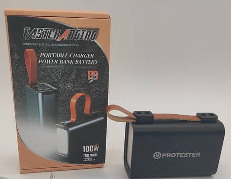 Повербанк для ноутбука Power bank 30000 mAh 100 Вт PROTESTER PRO-PD100W, фото 1