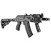 Приклад для АК FAB Defense M4-AKS P, телескоп, складаний, з адаптером, полімер, Чорний, приклад для Сайги, фото 10